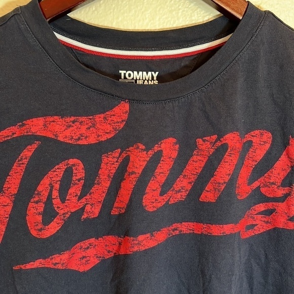 Tommy Hilfiger Navy Blue Short Sleeve Shirt - Picture 3 of 10